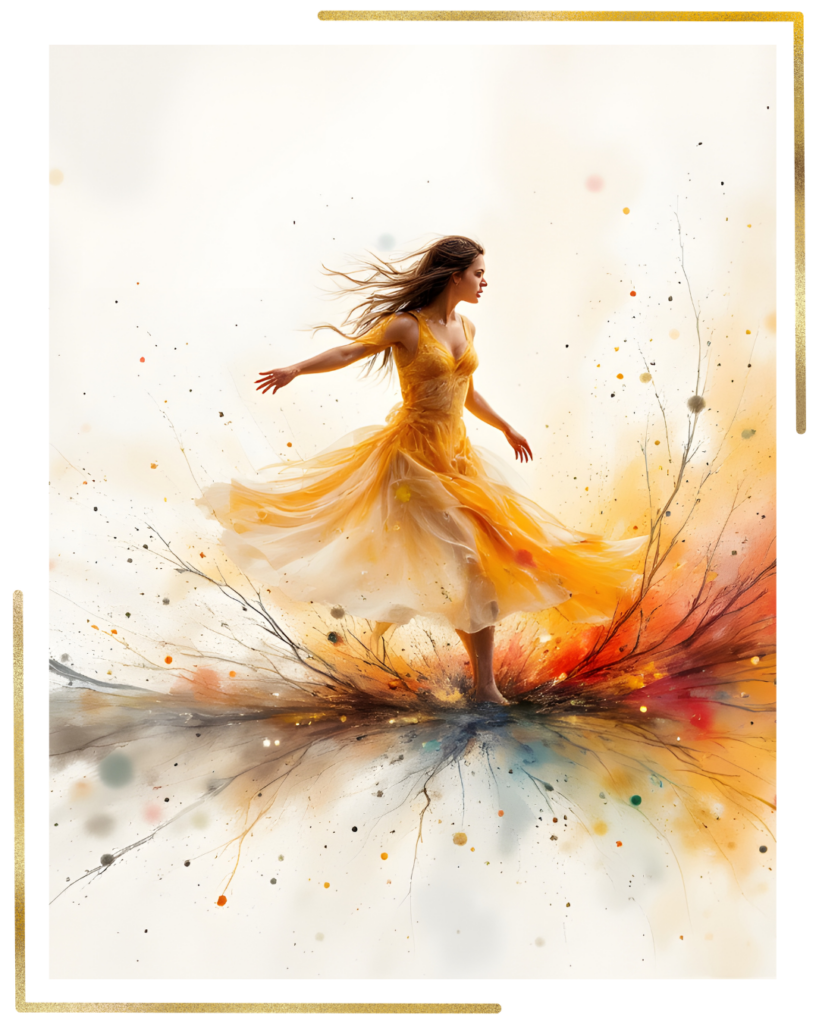 Peinture corporelle sur supports variés à Fronsac avec Claire.